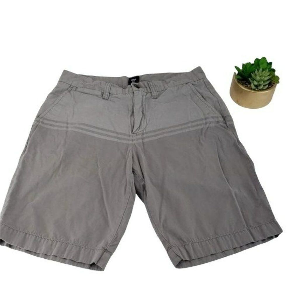 Gap Shorts Slim Oxford Color Block Gray‎ Size 29